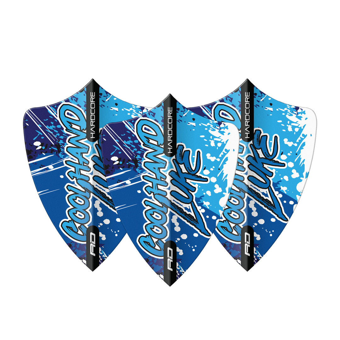 Luke Humphries World Champion Blue & White Freestyle Dart Flights by Red Dragon