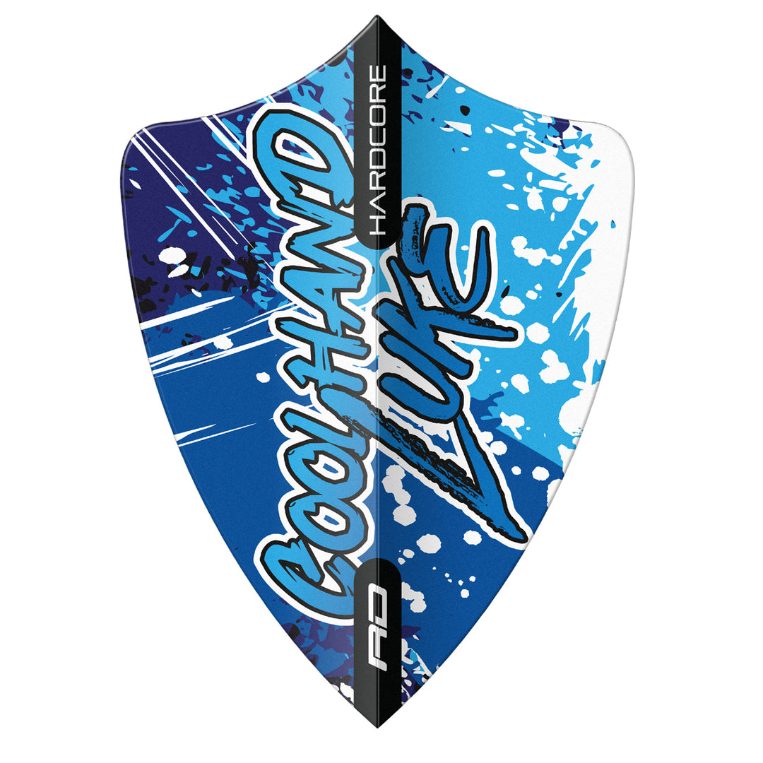 Luke Humphries World Champion Blue & White Freestyle Dart Flights by Red Dragon