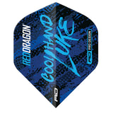 Luke Humphries World Champion Blue & White Yin Yang Dart Flights by Red Dragon