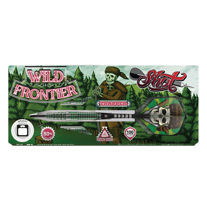 Wild Frontier Trapper 80% Tungsten Steel Tip Darts by Shot