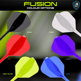 Winmau Fusion Integrated Flight & Shaft Red No6