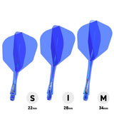 Winmau Fusion Integrated Flight & Shaft Blue No6