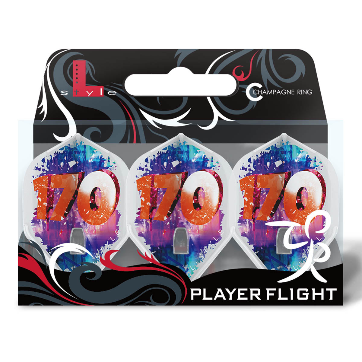 L-Style Fallon V4 170 PRO Dart Flights L1 Standard
