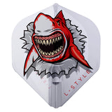 L-Style Florian Hempel EZ Dart Flights Clear White L1 Standard
