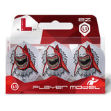 L-Style Florian Hempel EZ Dart Flights Clear White L1 Standard