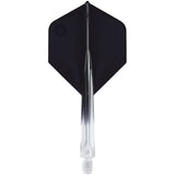 Unicorn Forge Plus Clear Two-Tone Integrated Dart Flights & Shafts