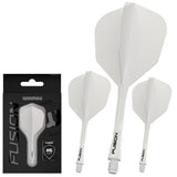 Winmau Fusion Integrated Flight & Shaft White No6