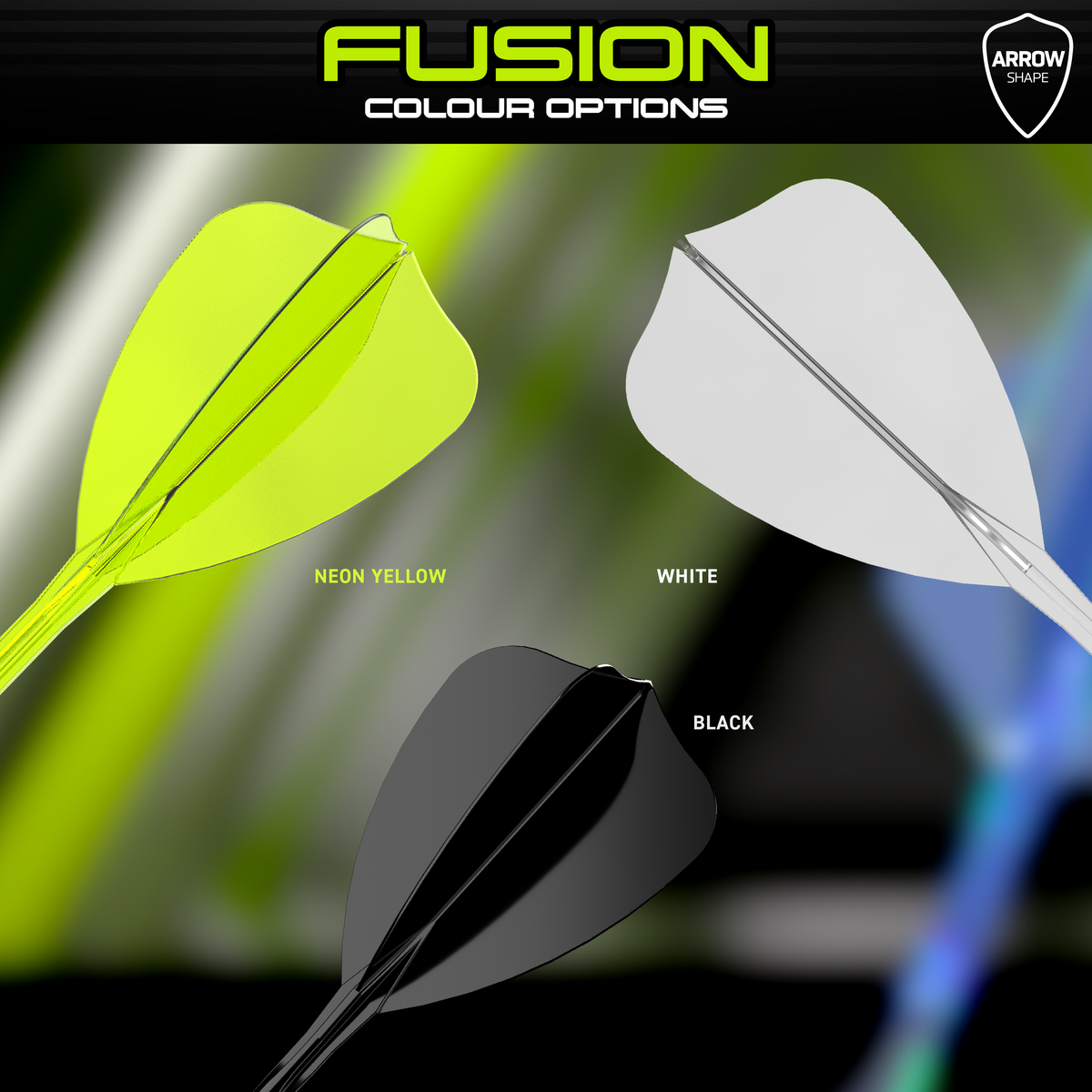 Winmau Fusion Arrow Integrated Flight & Shaft Clear