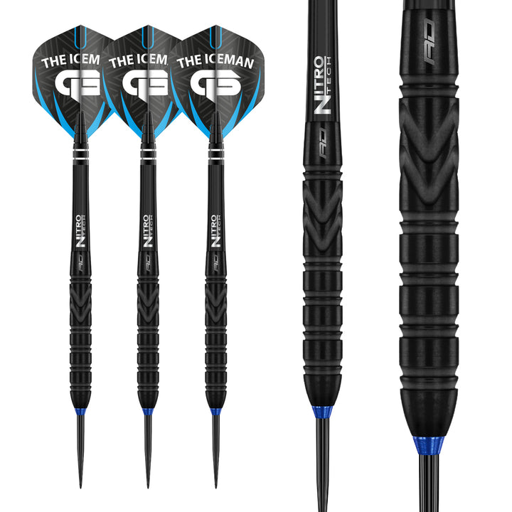 Gerwyn Price Back to Black 90% Tungsten Steel Tip Darts by Red Dragon