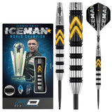 Gerwyn Price Thunder SE 90% Tungsten Steel Tip Darts by Red Dragon - Product box and 3 dart barrels at various zoom levels.