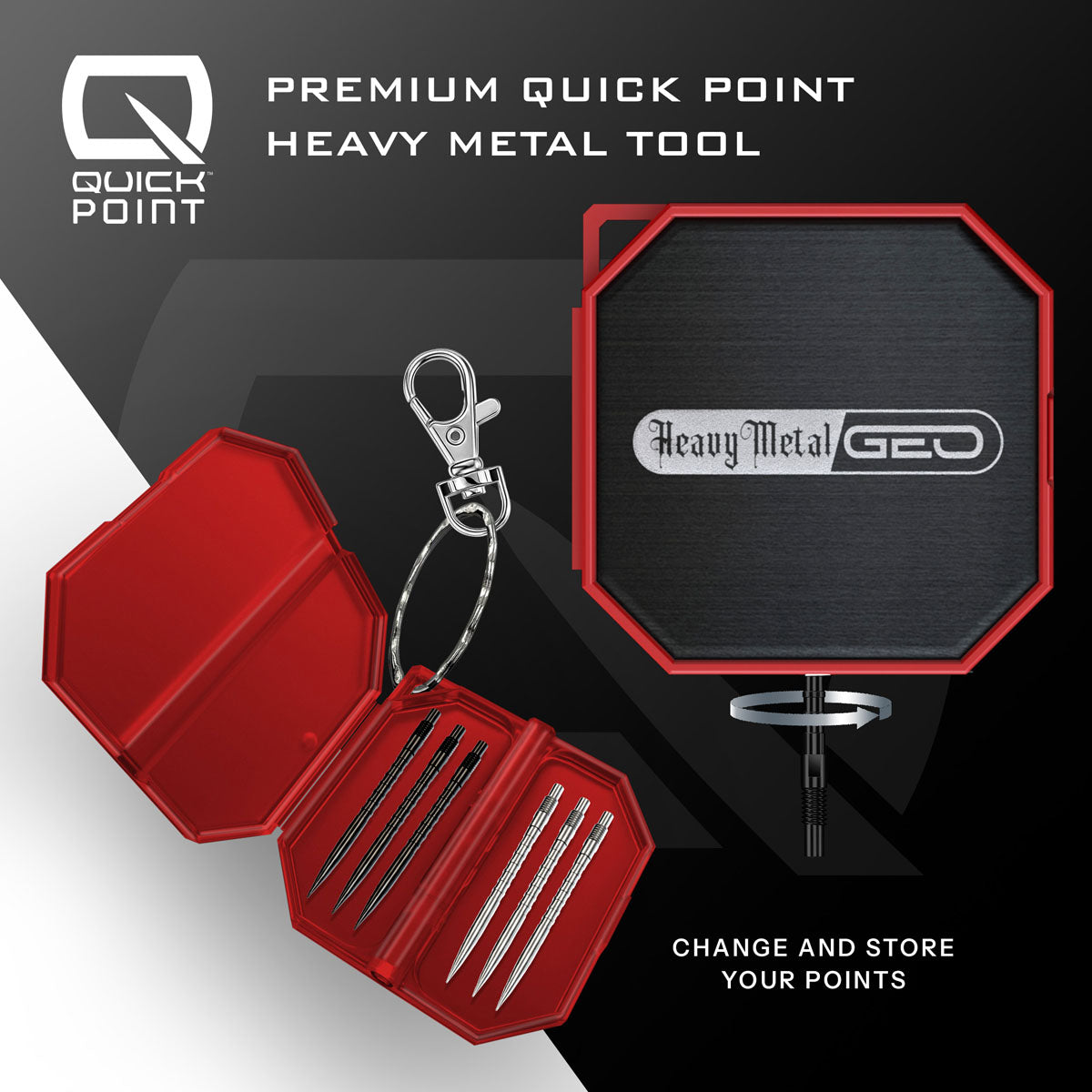 Harrow Ryan Searle Geo Quick Point 90% Tungsten Steel Tip Darts