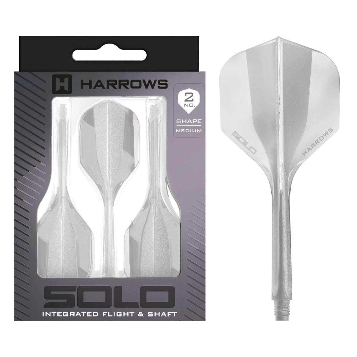 Harrows Solo Integrated Flights & Shafts No2