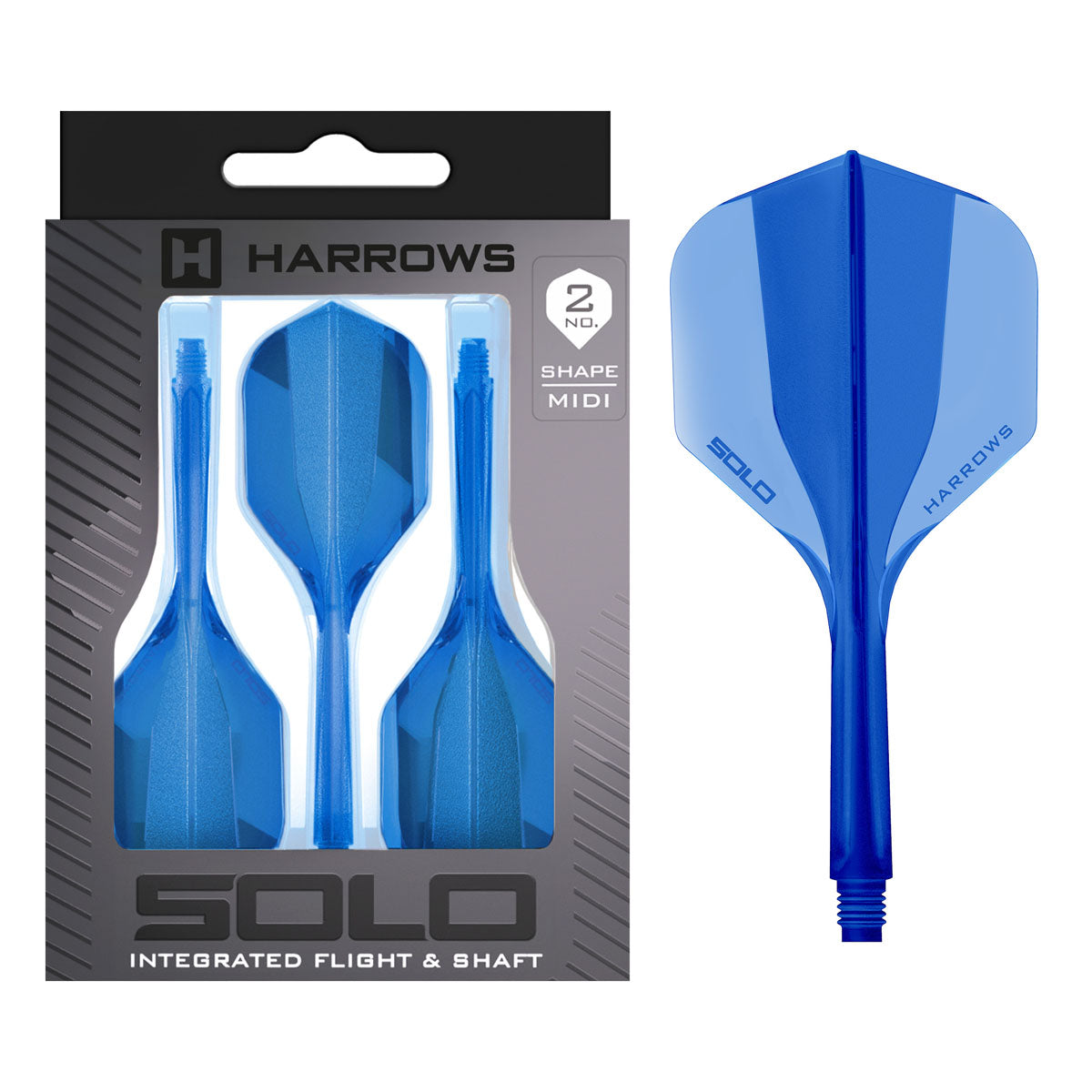 Harrows Solo Integrated Flights & Shafts No2