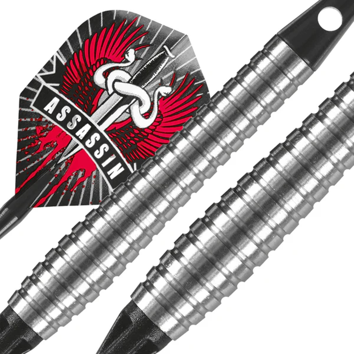 Harrows Assassin 85% Tungsten Ringed Style A Soft Tip Darts