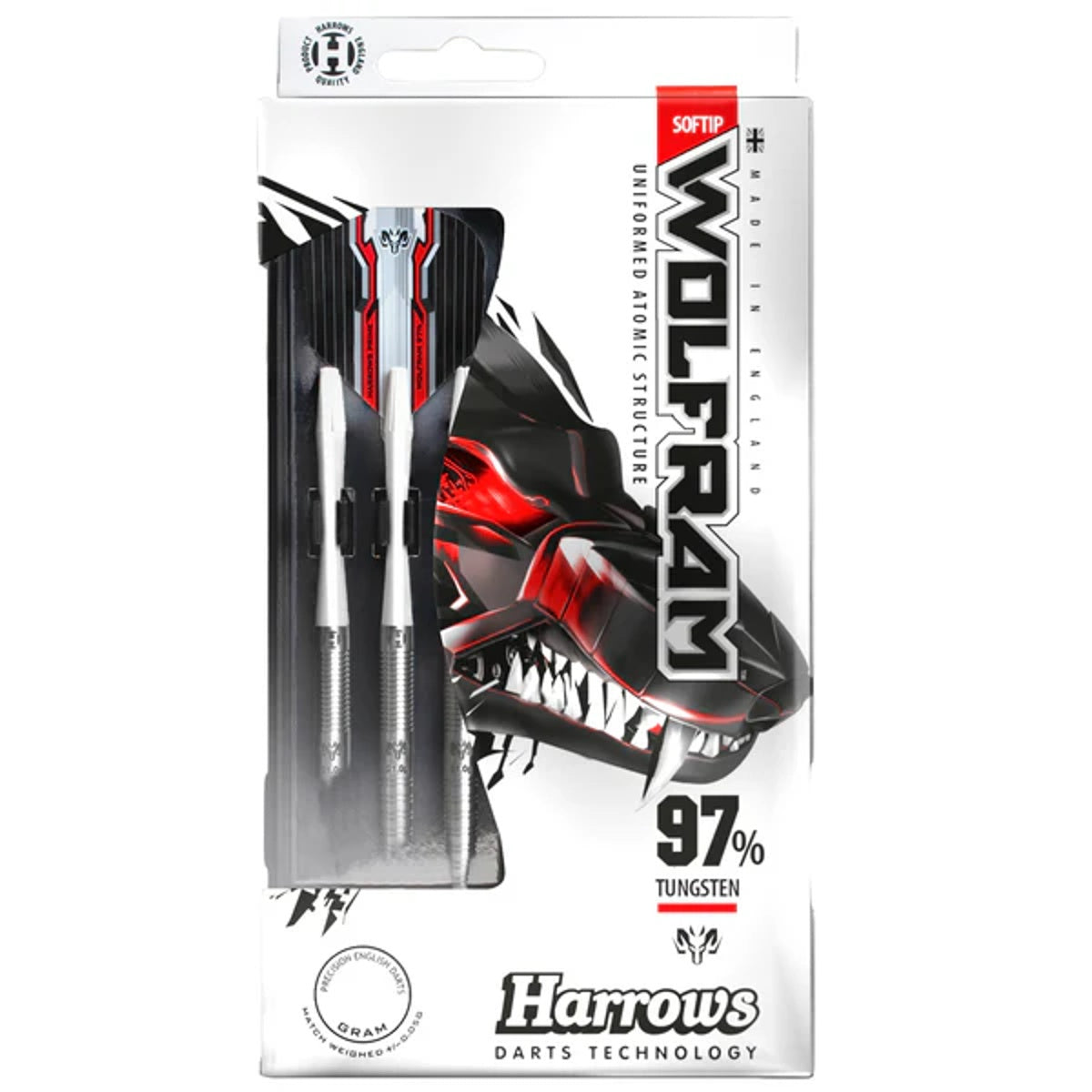 Harrows Wolfram 97% Tungsten Soft Tip Darts Wolf Barrel