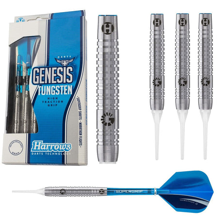 Harrows Genesis Tungsten Soft Tip Darts - Style 1