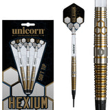 Unicorn Hexium 3 90% Tungsten Soft Tip Darts
