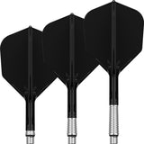 Target K-Shift Black No6 Integrated Flights & Shafts