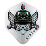 L-Style Leonard Gates V3 EZ Dart Flights White L1 Standard