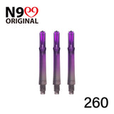 L-Style L-Shaft N9 Locked Straight Dart Shafts Clear Black Gradient