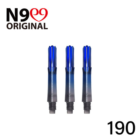 L-Style L-Shaft N9 Locked Straight Dart Shafts Clear Black Gradient