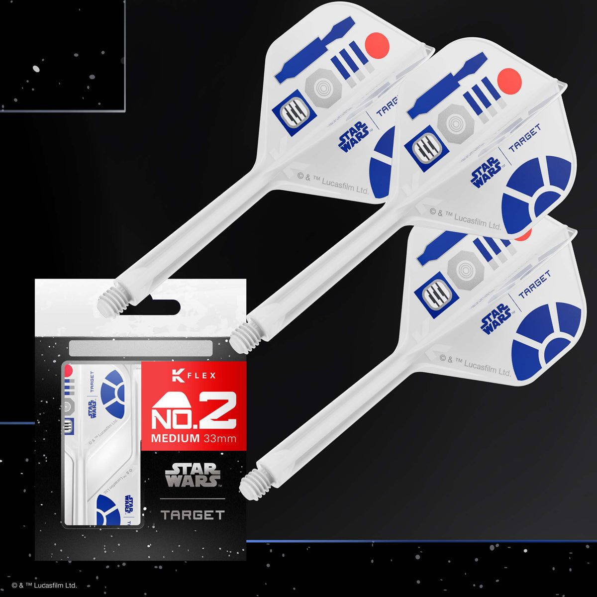 STAR WARS™ | TARGET R2-D2 K-Flex No2 Integrated Flights and Shafts