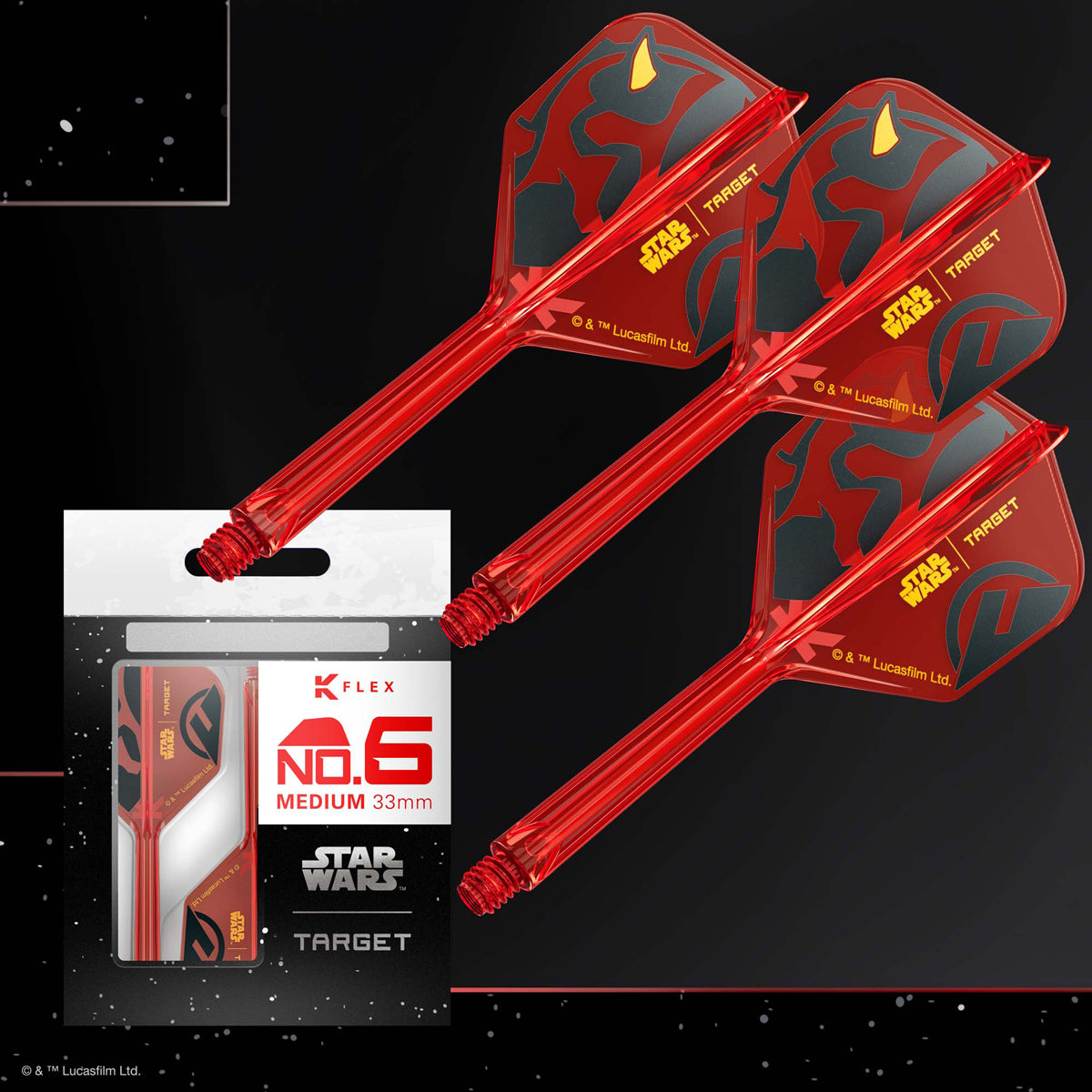 STAR WARS™ | TARGET Darth Maul K-Flex No6 Integrated Flights and Shafts