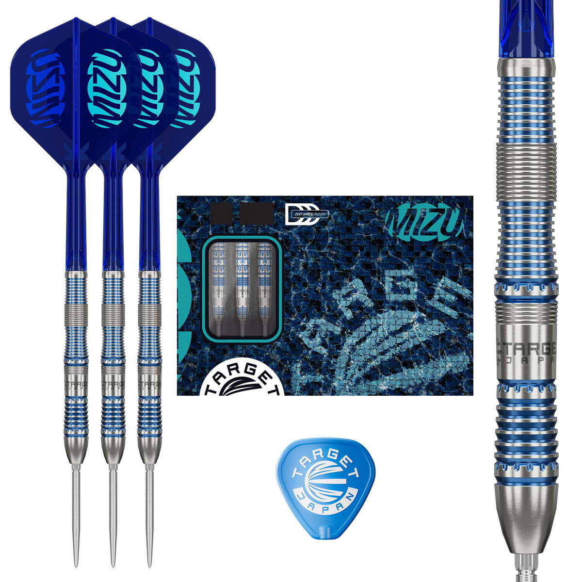 Target Japan Mizu 02 90% Tungsten SP Steel Tip Darts – Double Top