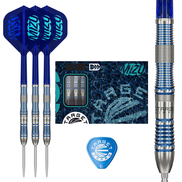 Target Japan Mizu 02 90% Tungsten SP Steel Tip Darts – Double Top