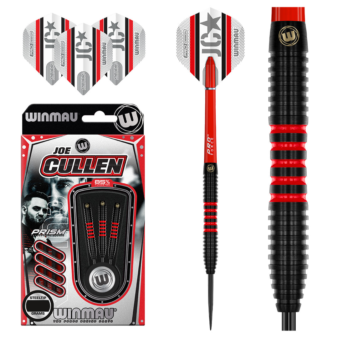 Joe Cullen Pro Series 85% Tungsten Steel Tip Darts by Winmau