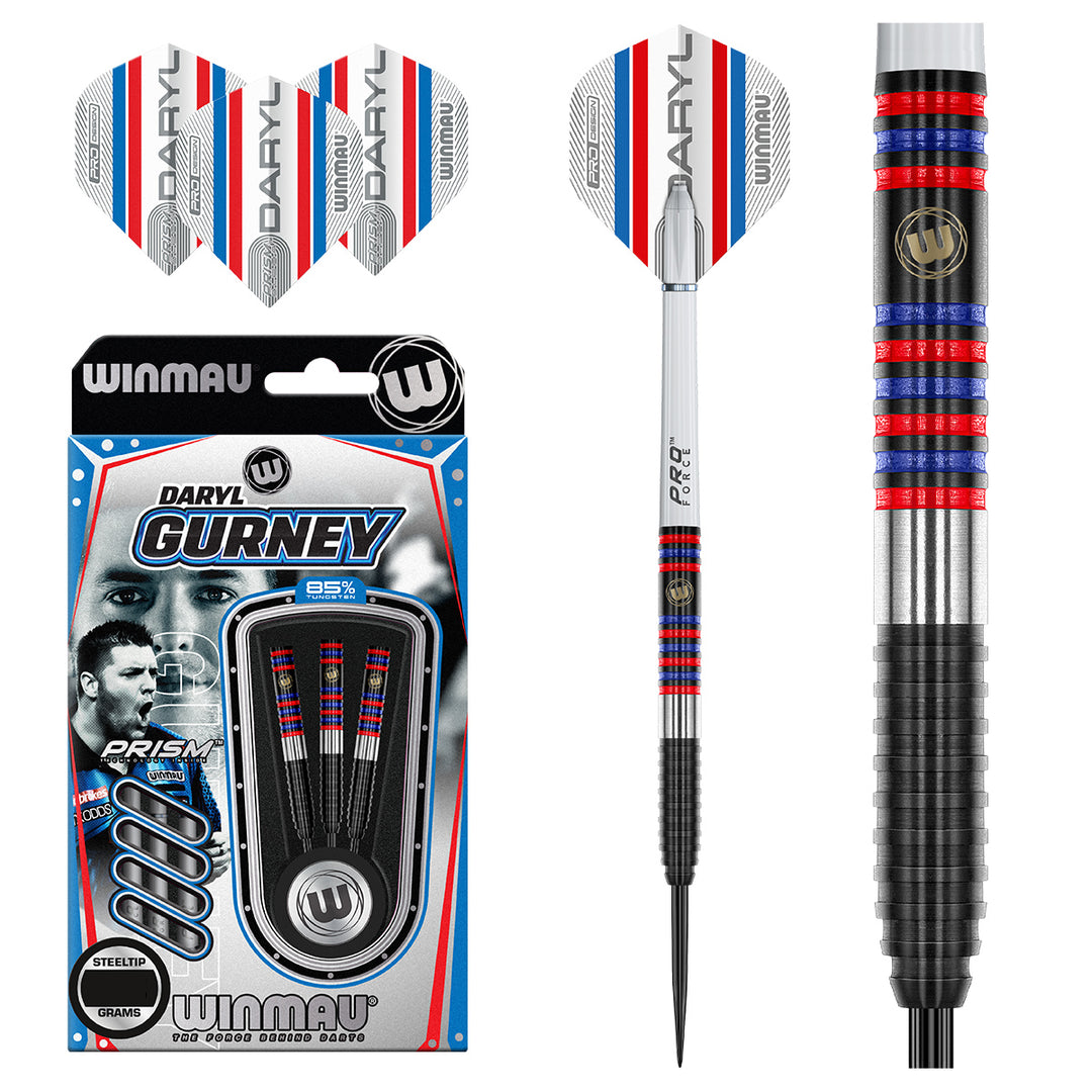 Daryl Gurney Pro Series 85% Tungsten Steel Tip Darts by Winmau
