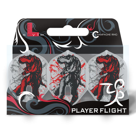 L-Style Michi Unterbuchner V3 PRO Dart Flights Clear White L1 Standard