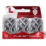 L-Style Mike De Decker Type A EZ Dart Flights Clear White L1 Standard