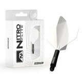 Red Dragon Nitro Flite Integrated Flight & Shaft White & Black