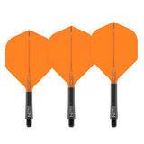 Red Dragon Nitro Flite Integrated Flight & Shaft Orange & Black