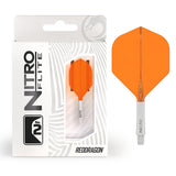 Red Dragon Nitro Flite Integrated Flight & Shaft Orange & White