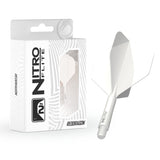 Red Dragon Nitro Flite Integrated Flight & Shaft White