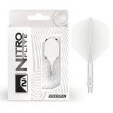 Red Dragon Nitro Flite Integrated Flight & Shaft White