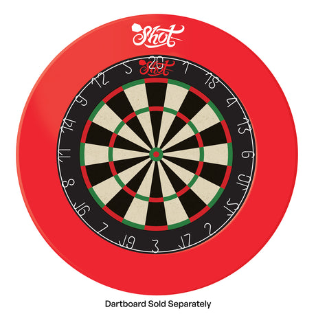 Shot Red Dartboard Surround
