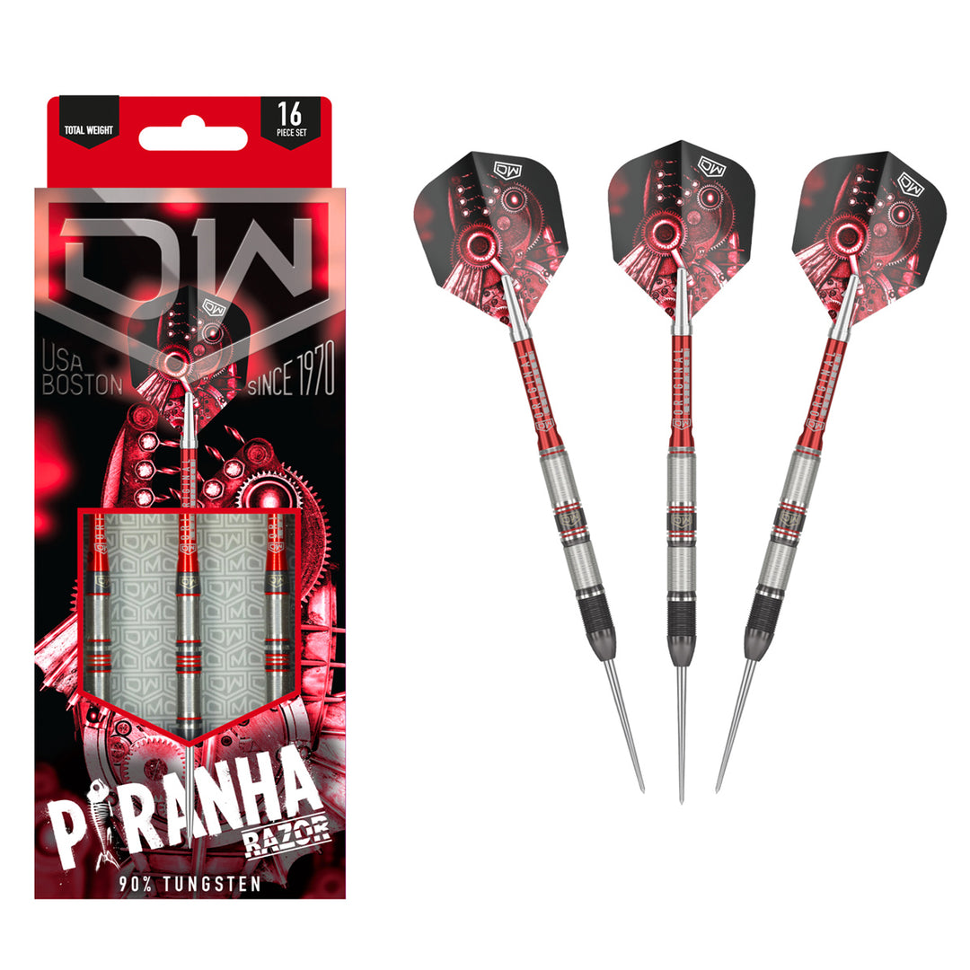 Piranha Razor 02 90% Tungsten Steel Tip Darts by DW