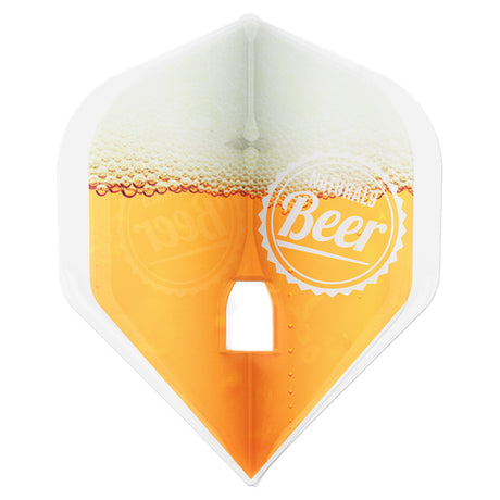 L-Style N9 Love Beer PRO Dart Flights Clear White L1 Standard
