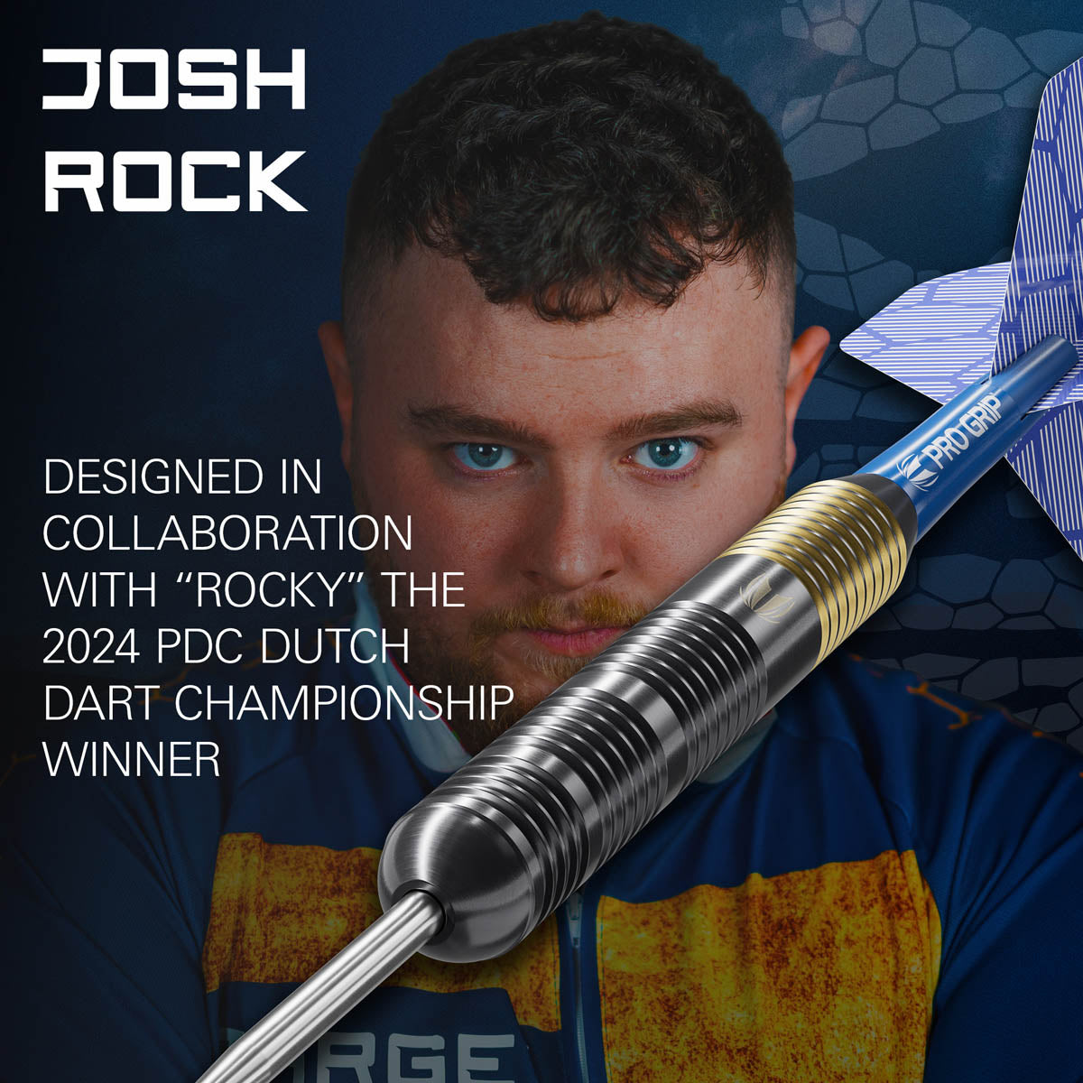 Target Josh Rock Brass Steel Tip Darts