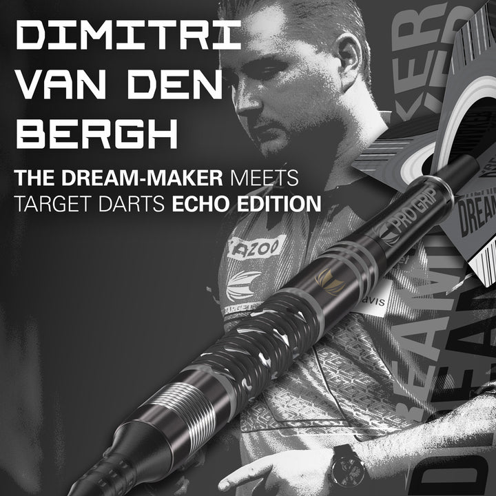 Dimitri Van Den Bergh x Echo 90% Tungsten 20g Soft Tip Darts by Target