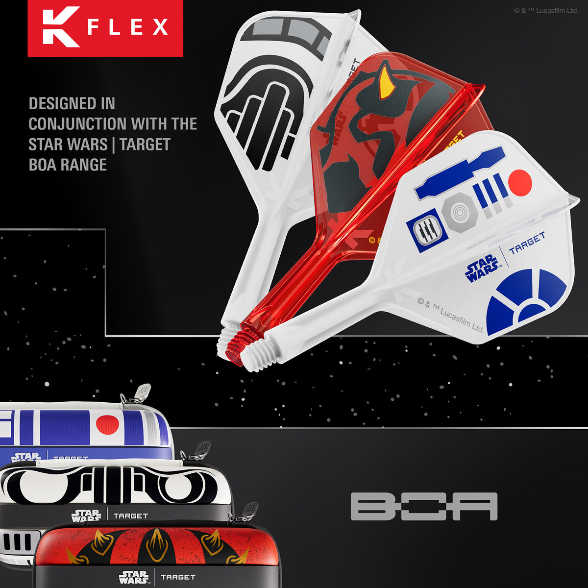 STAR WARS™ | TARGET R2-D2 K-Flex No2 Integrated Flights and Shafts