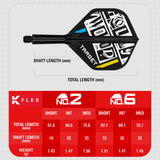 Chris Dobey No2 K-Flex One Piece Dart Flights by Target