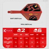 STAR WARS™ | TARGET Darth Maul K-Flex No6 Integrated Flights and Shafts