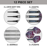 Target Cryo 13 90% Tungsten Soft Tip Darts