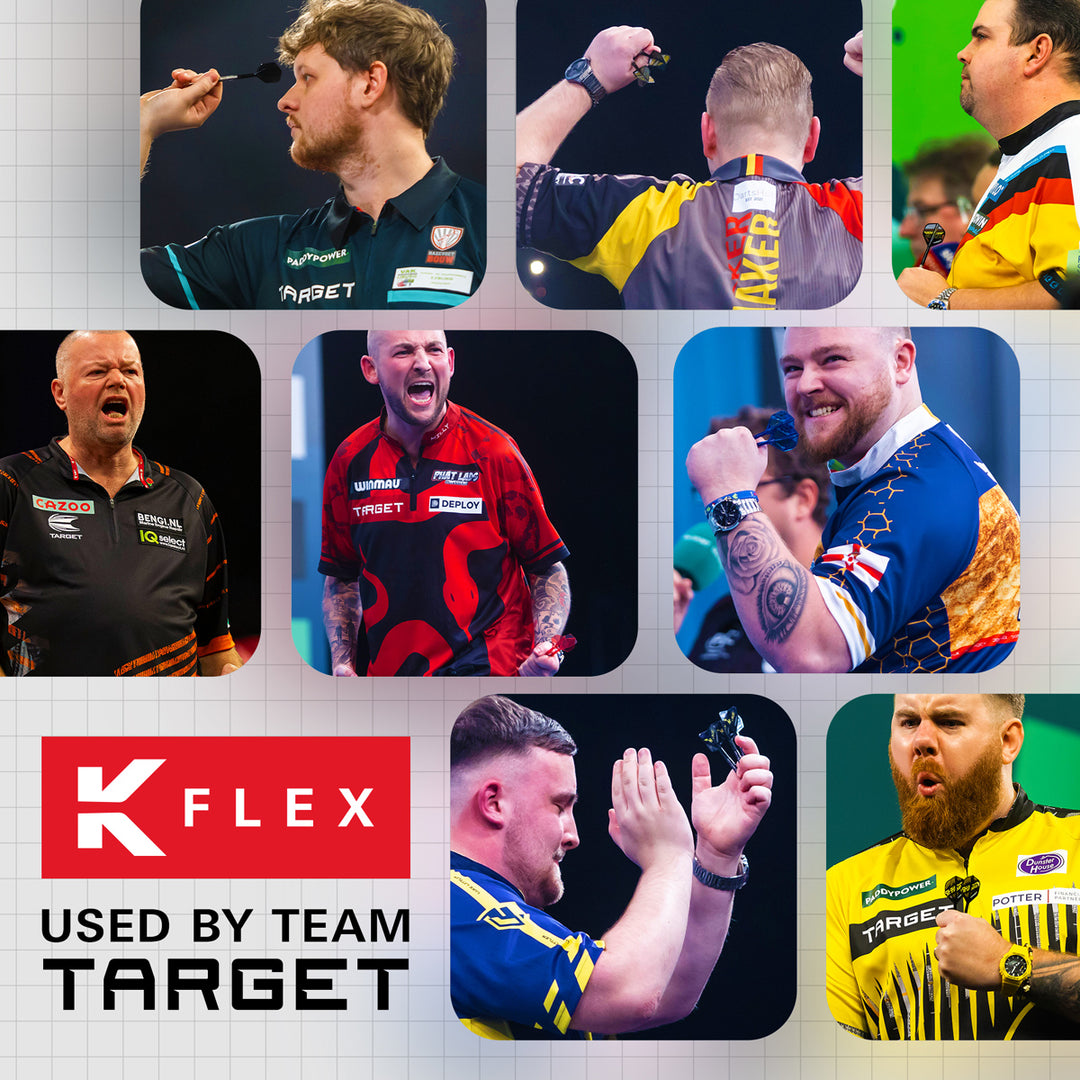 Chris Dobey No2 K-Flex One Piece Dart Flights by Target