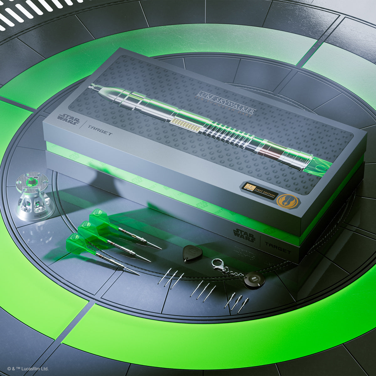 STAR WARS™ | TARGET Luke Skywalker “Jedi Knight” Lightsaber First Edition 95% Tungsten Steel Tip Darts