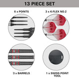 Target Nathan Aspinall Asp 95K 95% Tungsten SP Soft Tip Darts